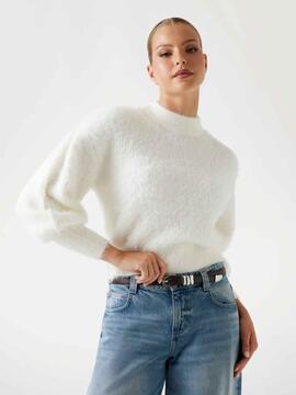 JERSEY KEYLA DE HILADO PELUDO CREMA