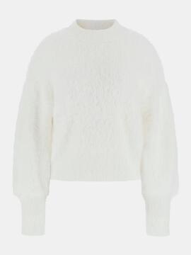 JERSEY KEYLA DE HILADO PELUDO CREMA