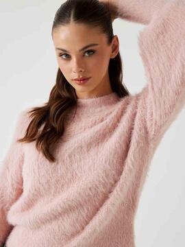JERSEY KEYLA DE HILADO PELUDO ROSA