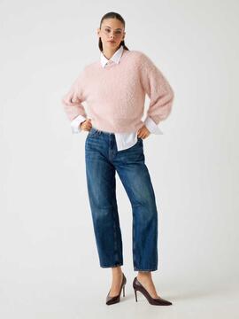 JERSEY KEYLA DE HILADO PELUDO ROSA