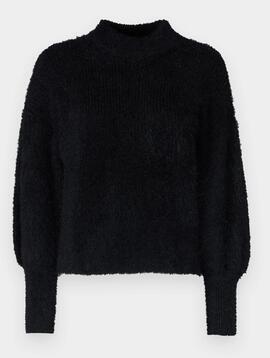 JERSEY KEYLA DE HILADO PELUDO NEGRO
