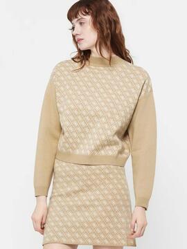 JERSEY AUBREY 4G RELAXED FIT BEIGE