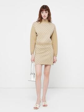 JERSEY AUBREY 4G RELAXED FIT BEIGE