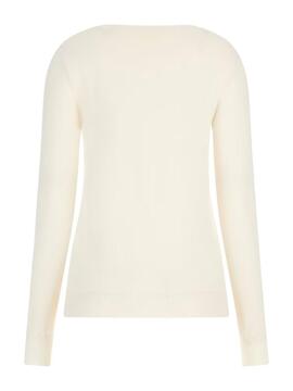 JERSEY CUELLO PICO SAYLOR LOGO SLIM FIT BEIGE