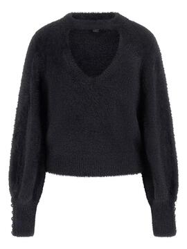 JERSEY CUELLO PICO YUKI REGULAR FIT NEGRO