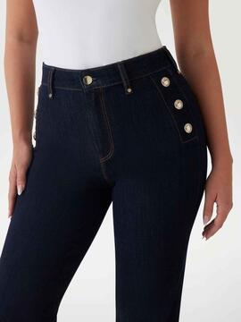 PANTALÓN VAQUERO BOLSO CHINO NEW FAYE FLARE BE FINE