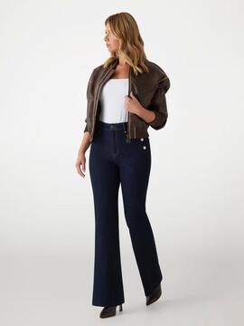 PANTALÓN VAQUERO BOLSO CHINO NEW FAYE FLARE BE FINE