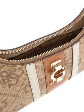 MINI BOLSO AL HOMBRO ENERIA CON LOGOTIPO 4G MARRÓN CLARO