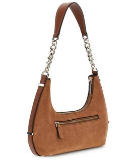 MINI BOLSO AL HOMBRO ERENIA DE PIEL AUTÉNTICA MARRÓN MULTI