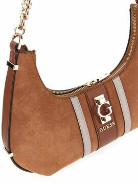 MINI BOLSO AL HOMBRO ERENIA DE PIEL AUTÉNTICA MARRÓN MULTI