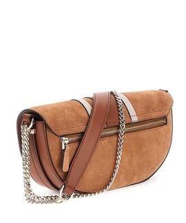 BANDOLERA ERENIA DE PIEL AUTÉNTICA MARRÓN MULTI