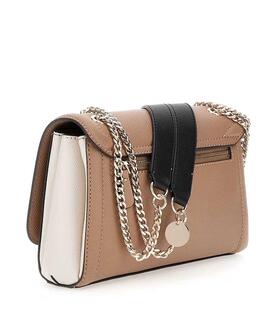 MINI BANDOLERA NOELLE II SAFFIANO TAN MULTI
