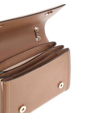 MINI BANDOLERA NOELLE II SAFFIANO TAN MULTI