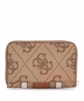 CARTERA DE MUJER ERENIA MEDIANA MARRÓN CLARO CON LOGOTIPO 4G