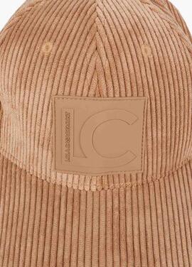 VISERA DE PANA BEIGE CON LOGO LC