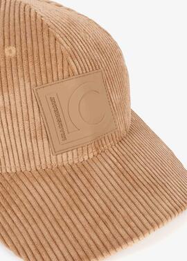 VISERA DE PANA BEIGE CON LOGO LC