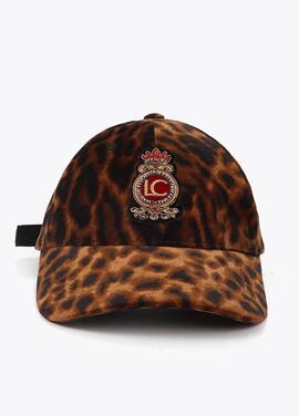 VISERA ANIMAL PRINT MARRÓN-CRUDO