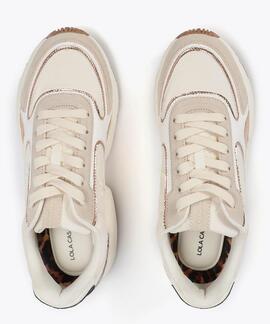 ZAPATILLA DEPORTIVA CON SUELA RUNNING CRUDO