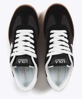 ZAPATILLAS DEPORTIVAS NYLON NEGRO CON DETALLES DE STRASS