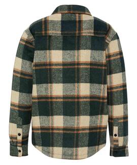 CHAQUETA SHERPA CARY GREEN CHECKS