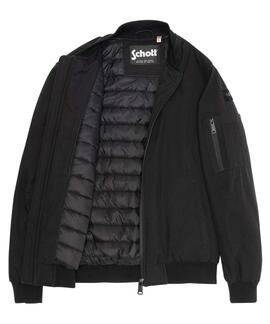 CAZADORA BOMBER ACOLCHADA DENIS SOFTSHELL NEGRO