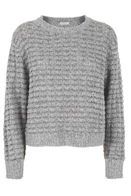 JERSEY CUELLO REDONDO RELAXED  FIT GRIS