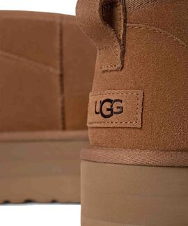 BOTAS W CLASSIC ULTRA MINI PLATFORM CHESTNUT