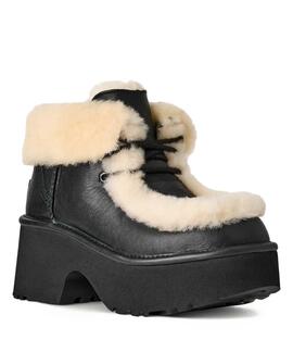 BOTAS W CLASSIC ESMEE LEATHER LACE UP BLACK