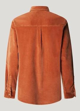 CAMISA DE PANA CLAYTON REGULAR FIT 262 BRICK RED