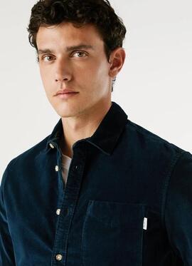 CAMISA DE PANA CLAYTON REGULAR FIT 594 DULWICH BLUE