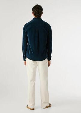 CAMISA DE PANA CLAYTON REGULAR FIT 594 DULWICH BLUE