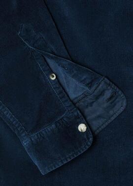 CAMISA DE PANA CLAYTON REGULAR FIT 594 DULWICH BLUE