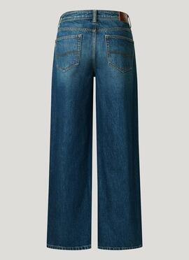 PANTALÓN VAQUERO WIDE LEG HIGH WAIST ARCHIVE DENIM AZUL