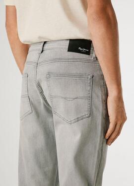 PANTALÓN VAQUERO CASH REGULAR FIT 8AA DENIM POWERFLEX GRIS