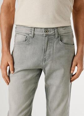 PANTALÓN VAQUERO CASH REGULAR FIT 8AA DENIM POWERFLEX GRIS