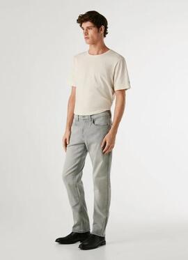 PANTALÓN VAQUERO CASH REGULAR FIT 8AA DENIM POWERFLEX GRIS