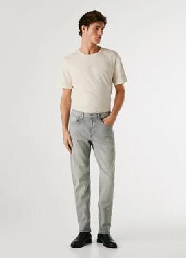 PANTALÓN VAQUERO CASH REGULAR FIT 8AA DENIM POWERFLEX GRIS