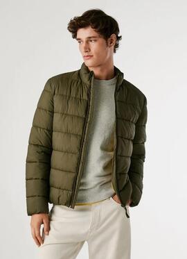 PLUMÍFERO ACOLCHADO CUELLO ALTO 679 MILITARY GREEN