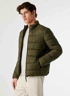 PLUMÍFERO ACOLCHADO CUELLO ALTO 679 MILITARY GREEN