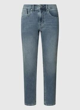 PANTALÓN VAQUERO TRACK SLIM GYMDIGO FS MID BLUE