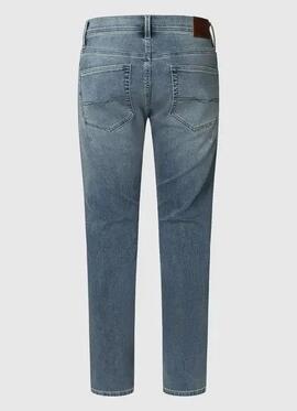 PANTALÓN VAQUERO TRACK SLIM GYMDIGO FS MID BLUE