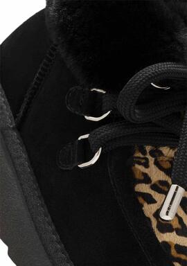 BOTAS NORDIC MID FUR BLACK  LEOPARD