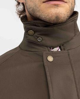 CHAQUETA DE CUELLO PANA VERDE
