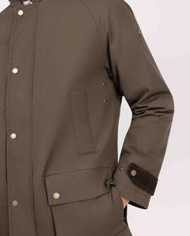 CHAQUETA DE CUELLO PANA VERDE