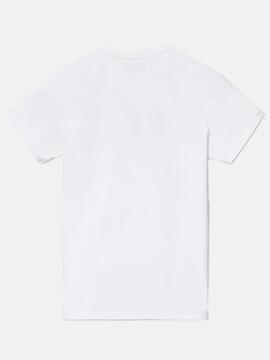 CAMISETA SILBON RAQUETA MEDIA BLANCA