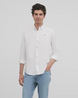 CAMISA SPORT OXFORD RAQUETA SLIM FIT BLANCA