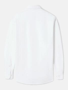 CAMISA SPORT OXFORD RAQUETA SLIM FIT BLANCA
