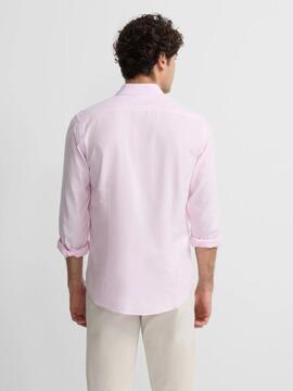 CAMISA SPORT OXFORD RAQUETA SLIM FIT ROSA