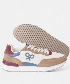 ZAPATILLAS RUNNING MULTICOLOR BEIGE