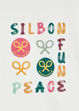 SUDADERA WOMAN FUN AND PEACE CRUDO